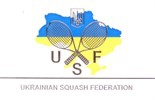 Logo of Ukrainian Squash Federation